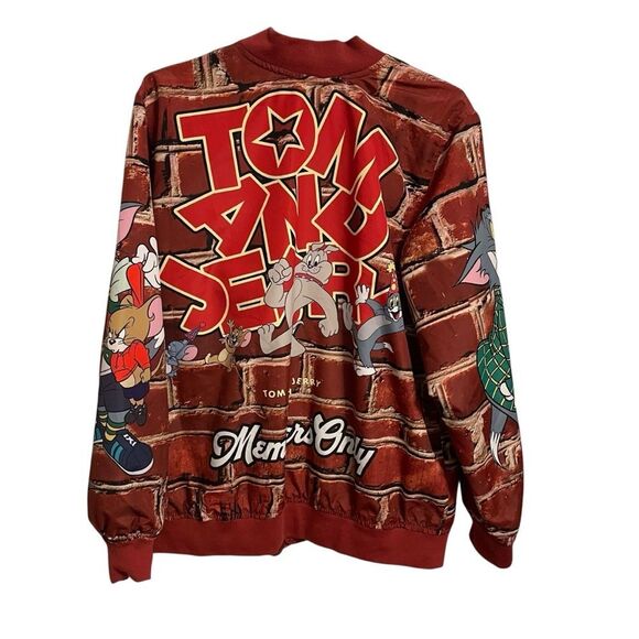Tom & Jerry Members Only Bombers Varsity Streetwear Jacket MED - Picture 6 of 7